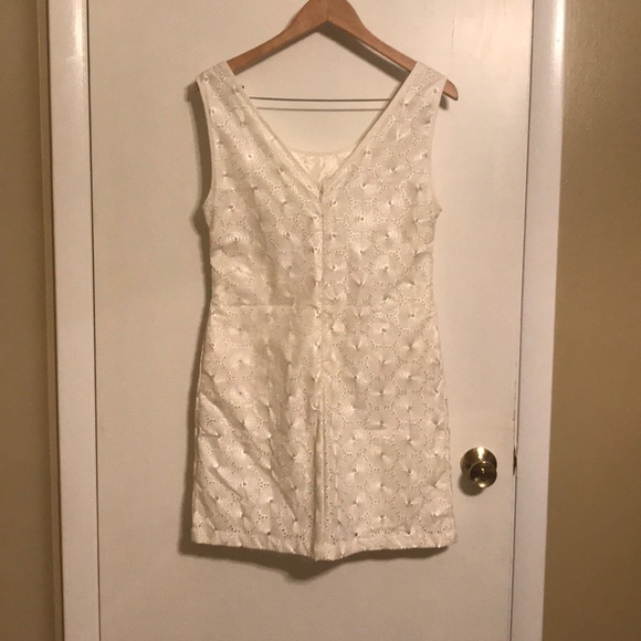 Embroidered Ivory Dress- bridal - Picture 4 of 7